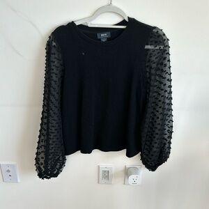 Maeve Knit Puff sleeve blouse